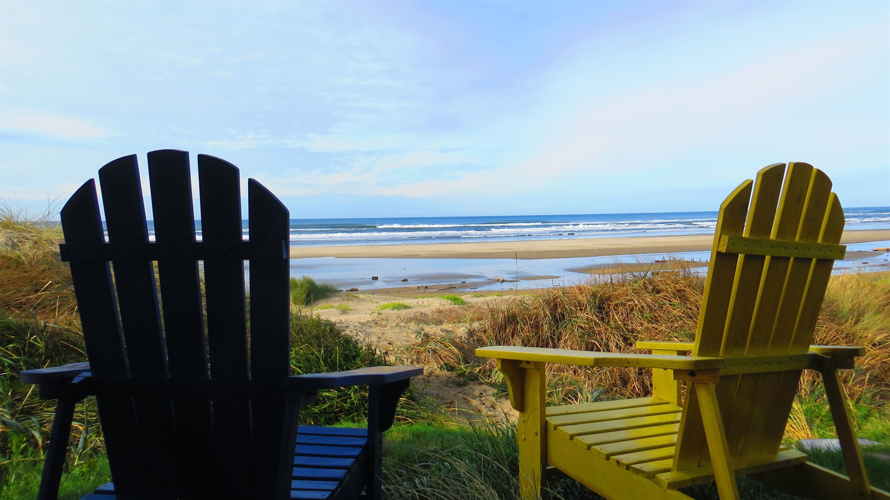 Beach side of house.