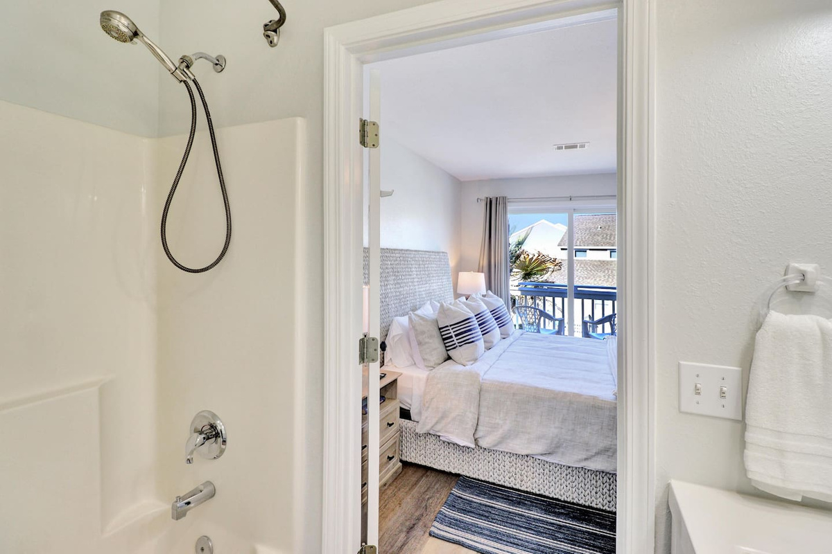 Enjoy a shower that actually has pressure &mdash; because you deserve it after a full beach day.