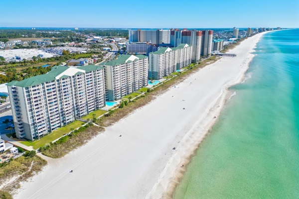 The towers of Long Beach Resort