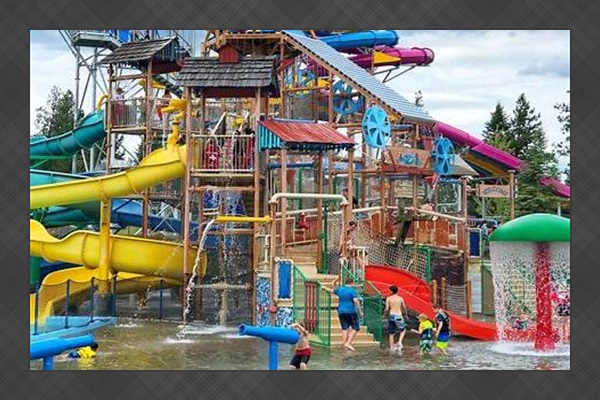 Silverwood Boulder Beach Raging Waters is 30 minute drive from house.