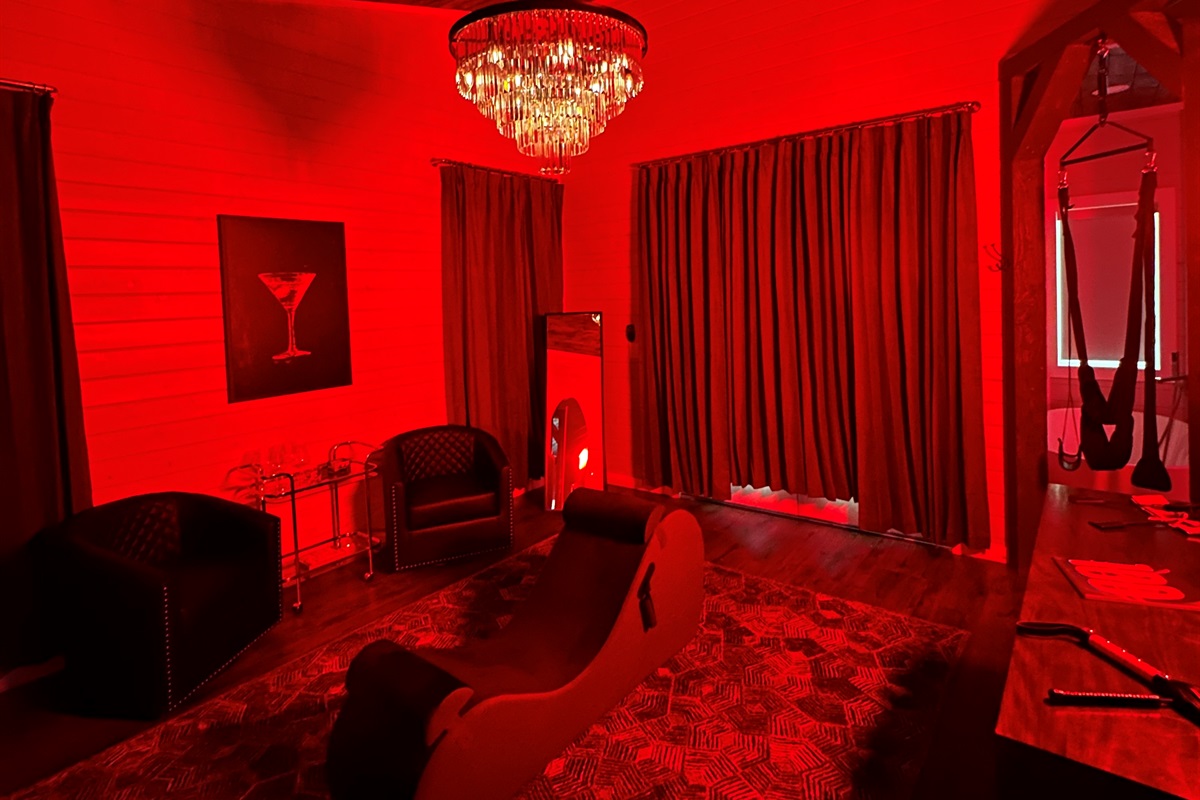 Behind the doors of the Spice Room, you will find an inviting space to relax and enjoy time with your favorite person. Think erotic and playful.
