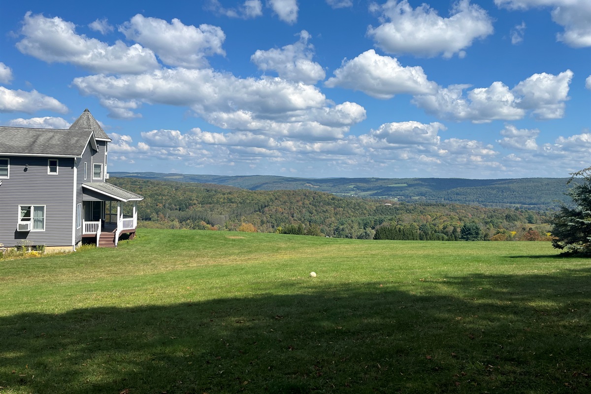 Stunning long distance views