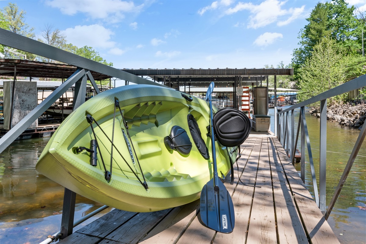 Get out on the water with complimentary kayaks and paddleboards - lake days made easy.
