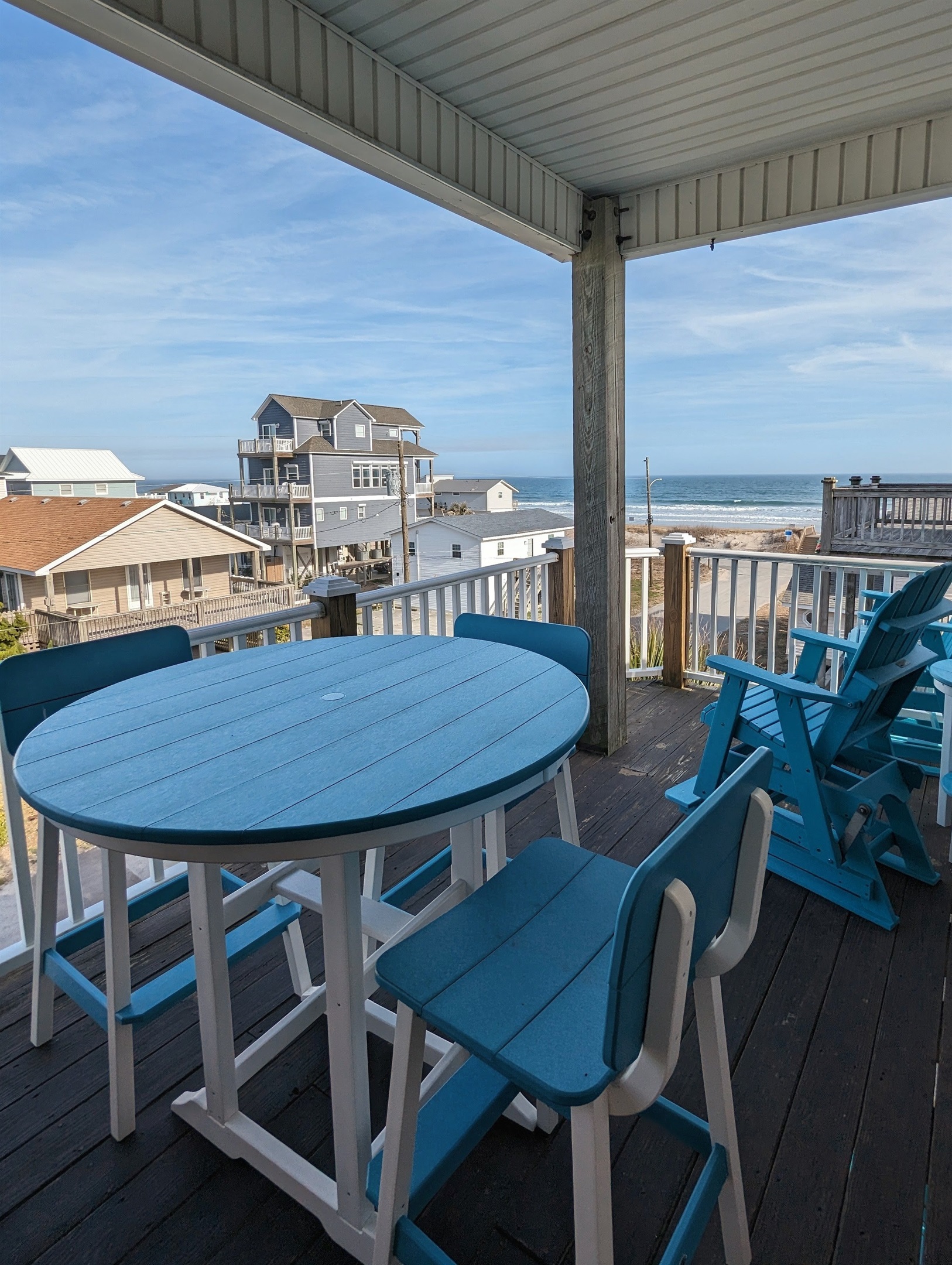 Dine outside with ocean views and breezes