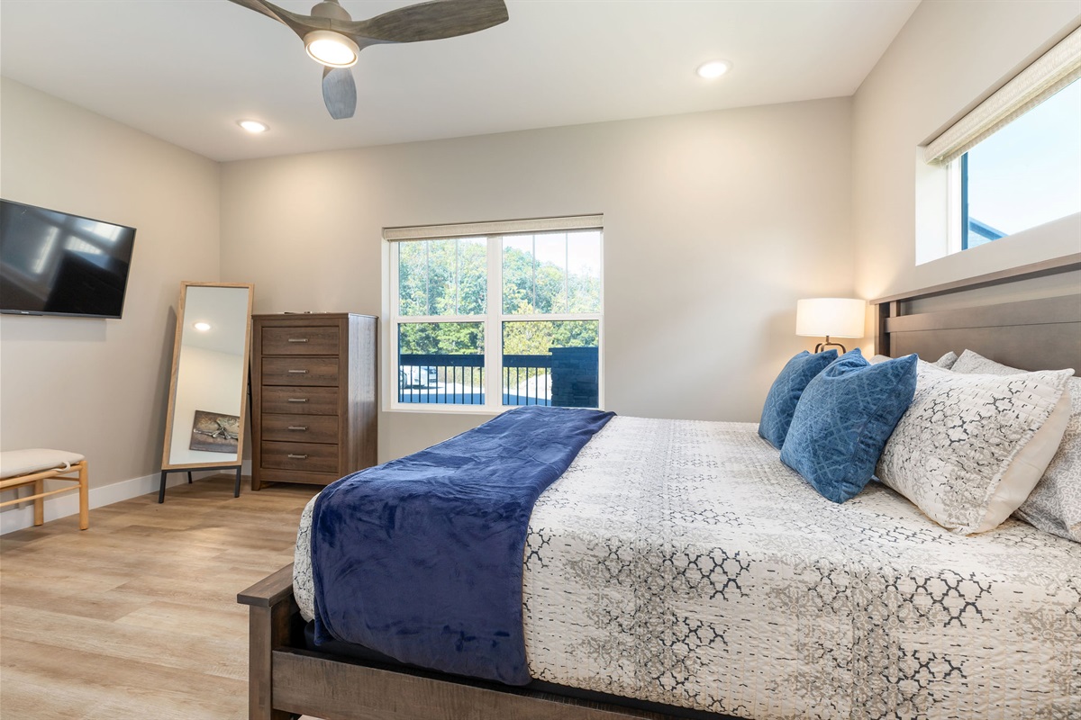 Main Level King bed #1