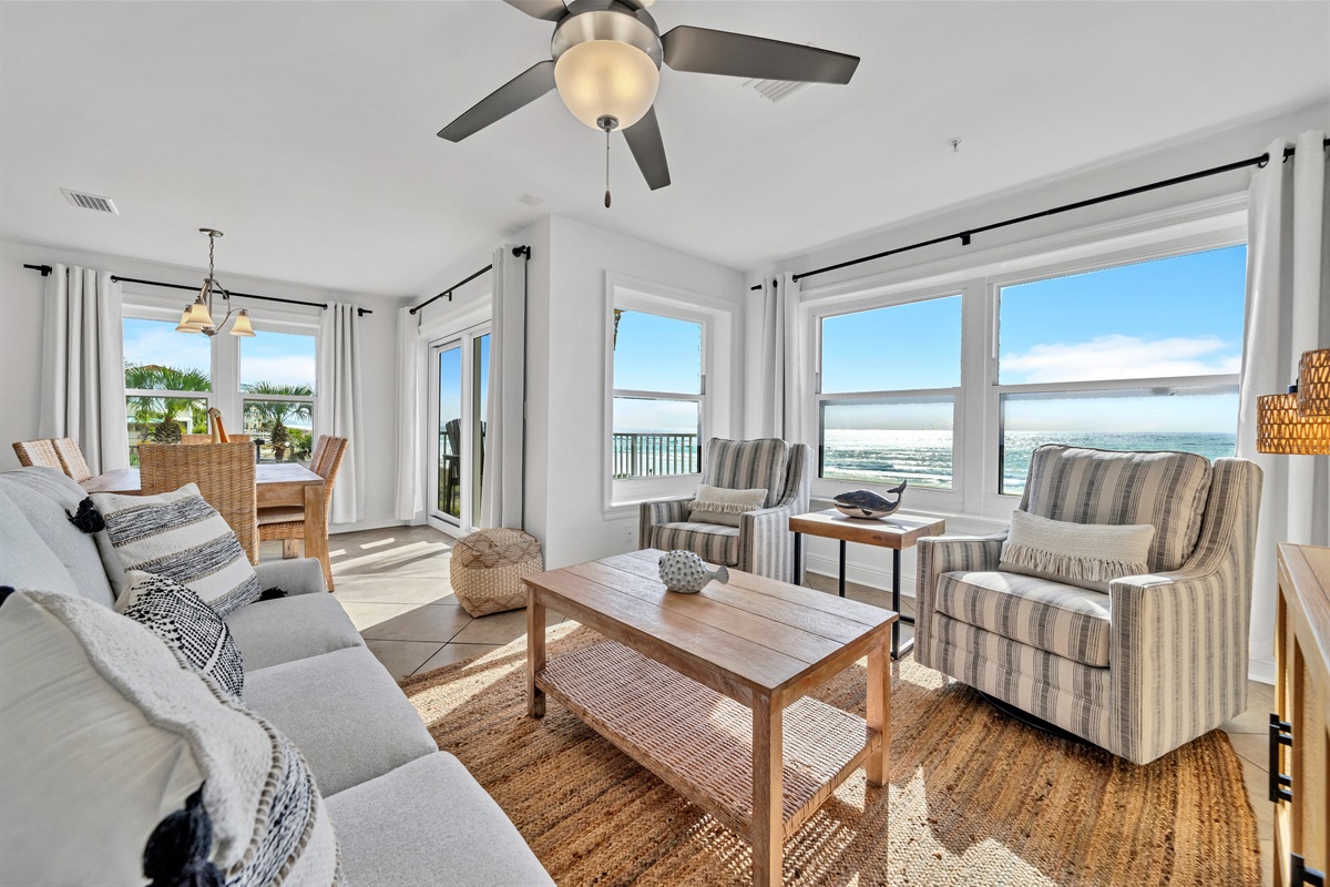 Emerald Dunes 201 is an updated, spacious, well-appointed condo at the coveted, low-density, BEACHFRONT Emerald Dunes complex in Crystal Beach offering easy access to all Destin has to offer!
