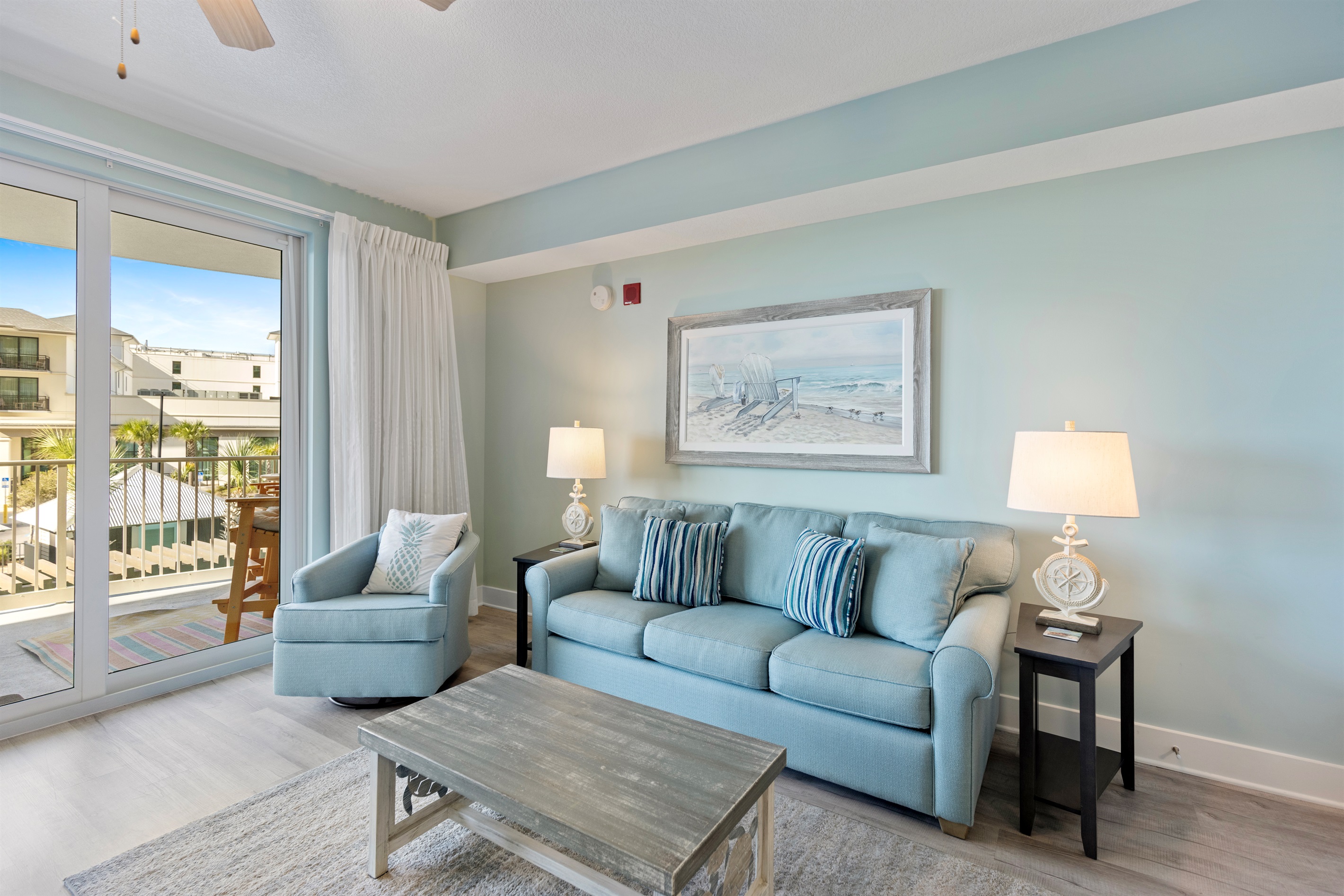 Gulf Views from Living Room