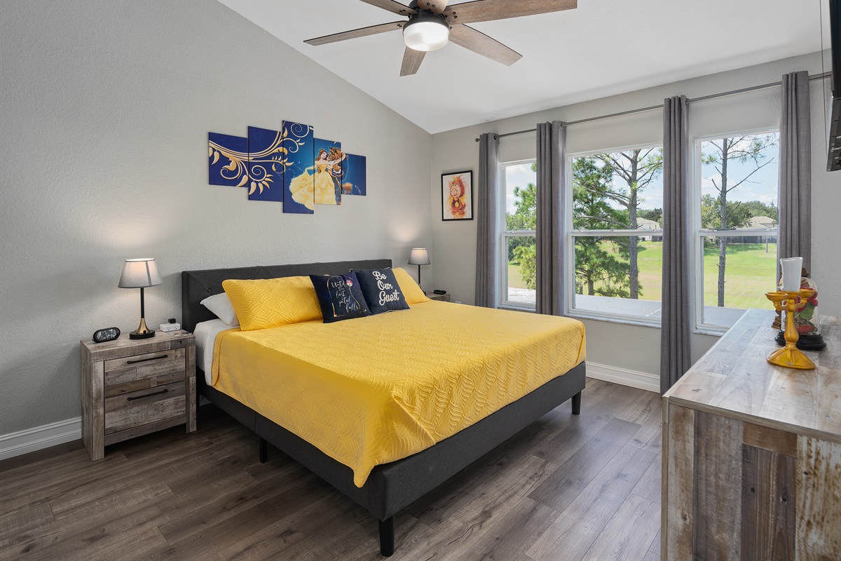 Luxurious King Master Suite Inspired by Beauty and the Beast