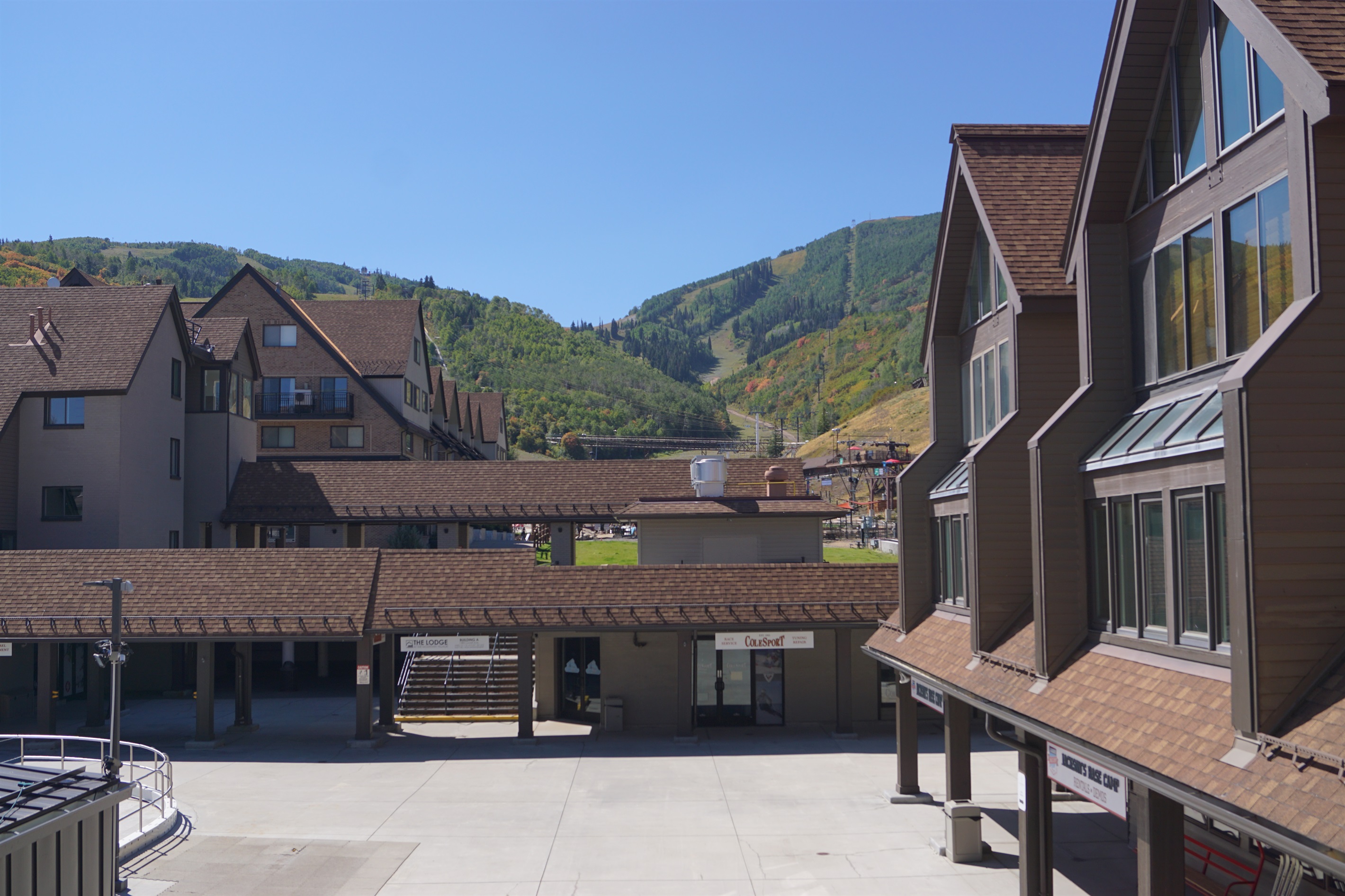 Views from bedroom window & sofa bed. Lets pray for snow!!