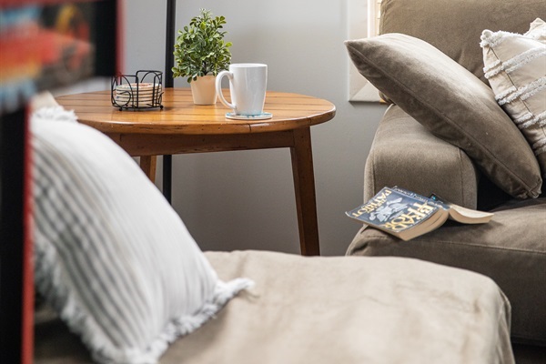 Kick back in the family room with a 75” Smart TV, big comfy couch, cozy LED fireplace, arcade game, and giant Connect 4. Fun for kids and grown-ups alike!