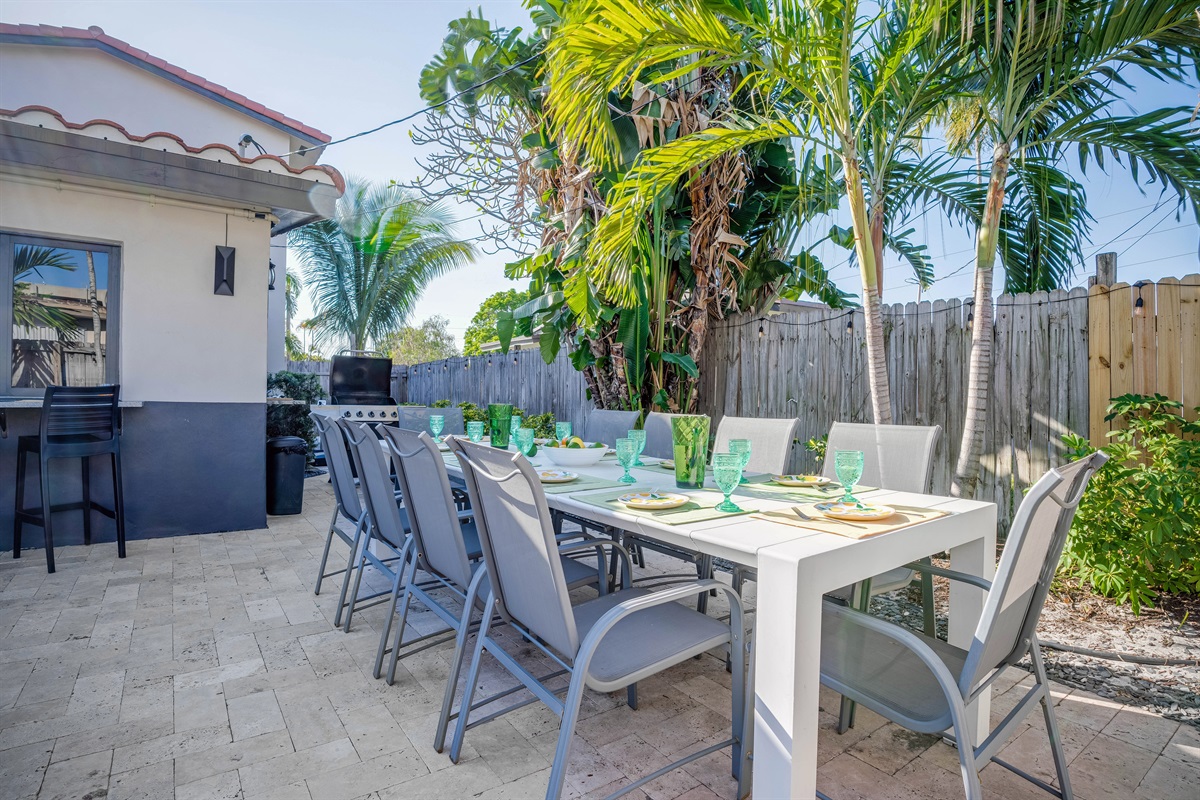 You can grill in the afternoon & soak in some rays as well