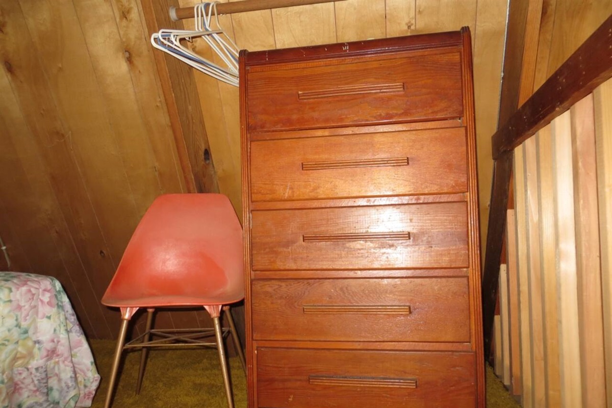 chest of drawers in loft