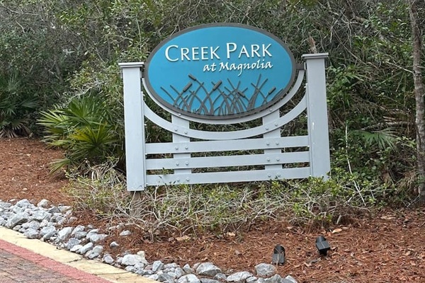  Creek Park at Magnolia offers a warm, coastal welcome—perfect for morning coffee strolls, kids riding bikes, or evening walks under the pines. The lush, quiet setting creates a peaceful retreat just steps from the pool and beach. ✨