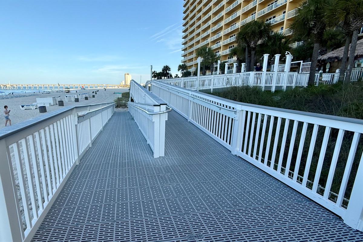 ADA ramp to the beach