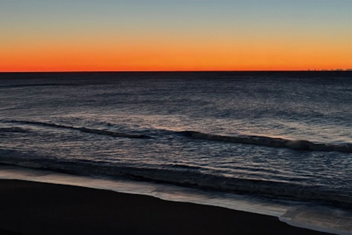 Sunrise from balcony