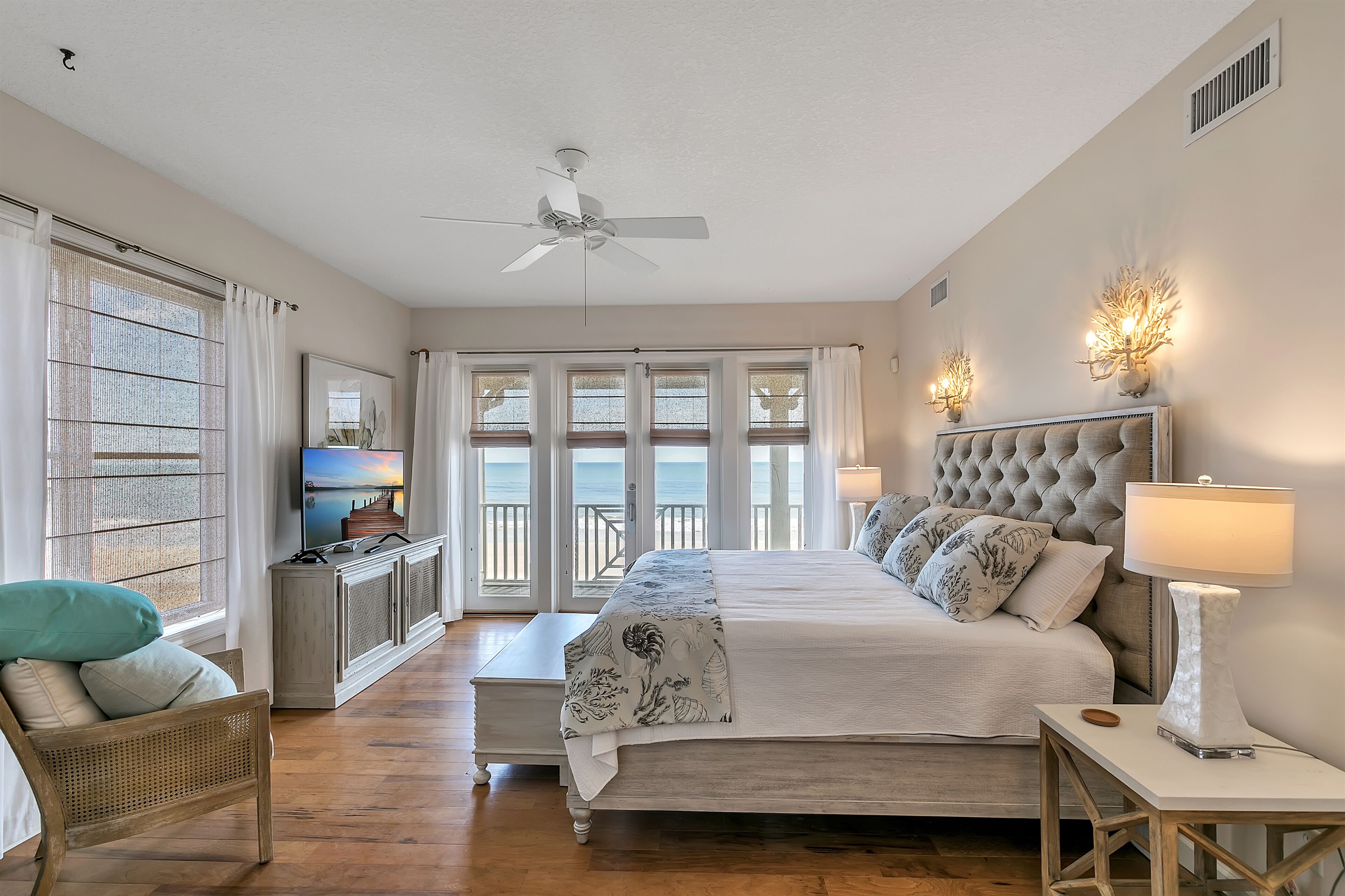 Gorgeous master bedroom on main floor