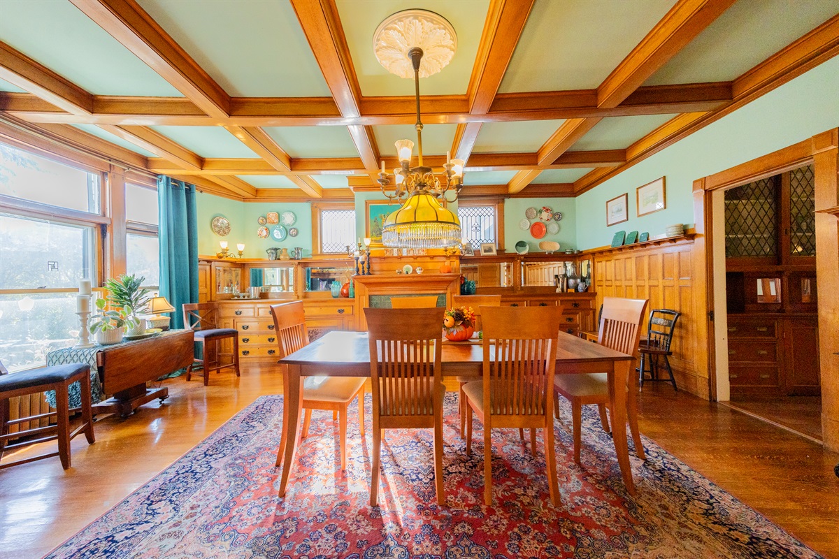Enjoy meals and memories around our 6-seater dining table.