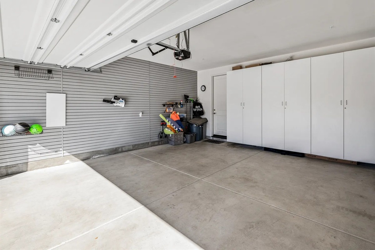 Garage Parking for 2 vehicles