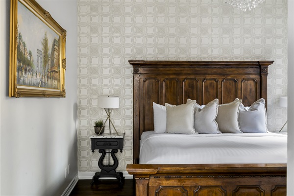 Bedroom 3 - King bed located on the main floor.