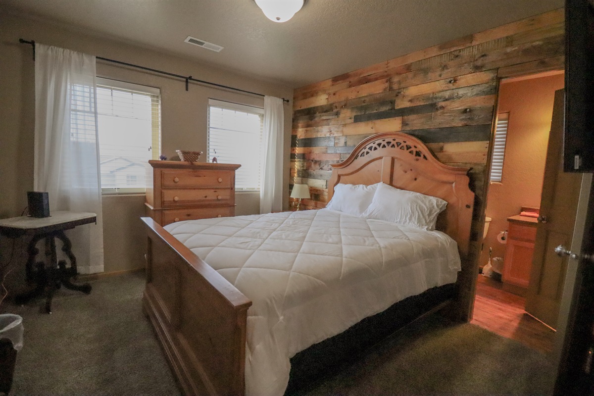 Bedroom two with queen bed