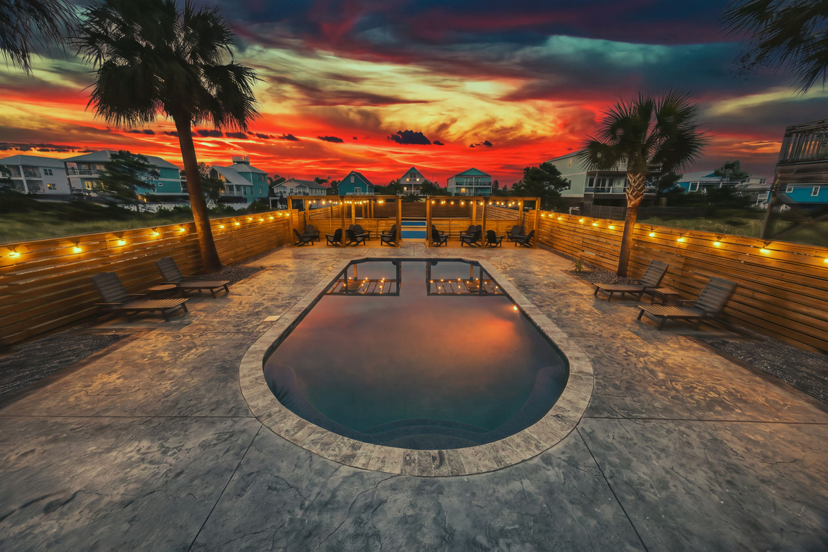 Golden-hour scenery makes outdoor moments even more special.