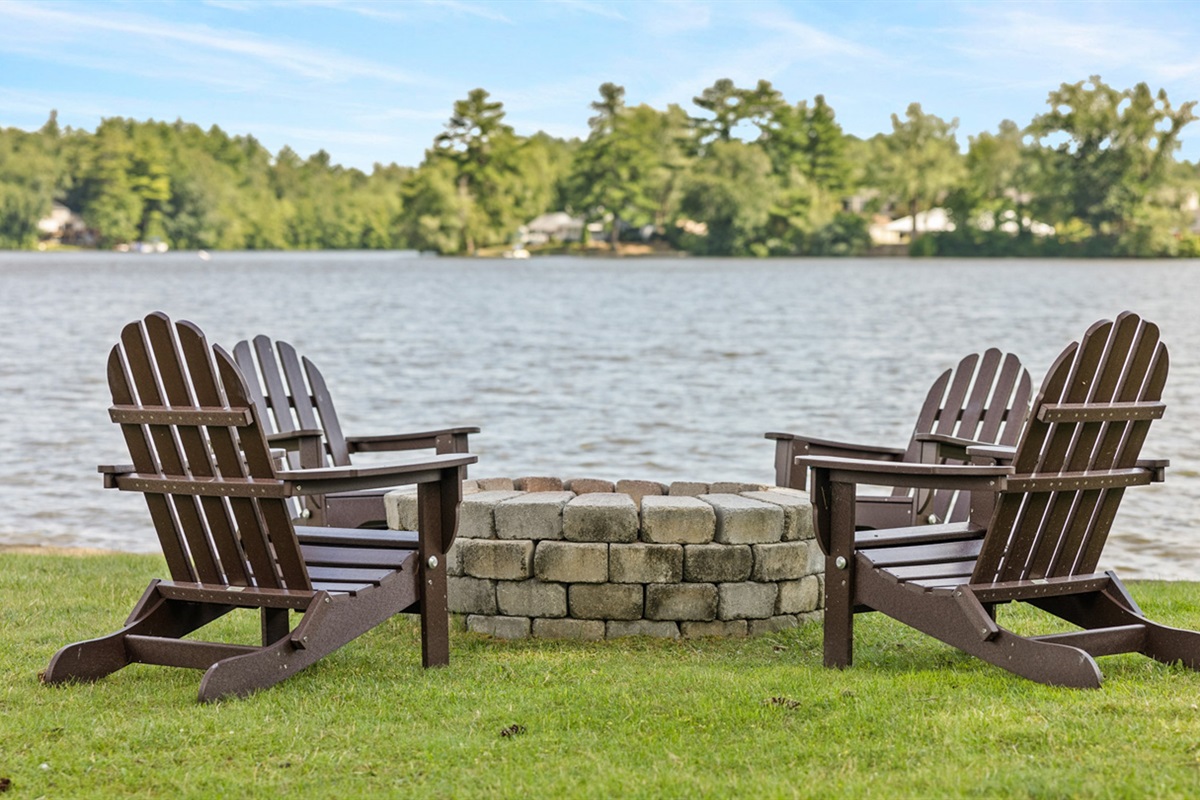Firepit by the Lake