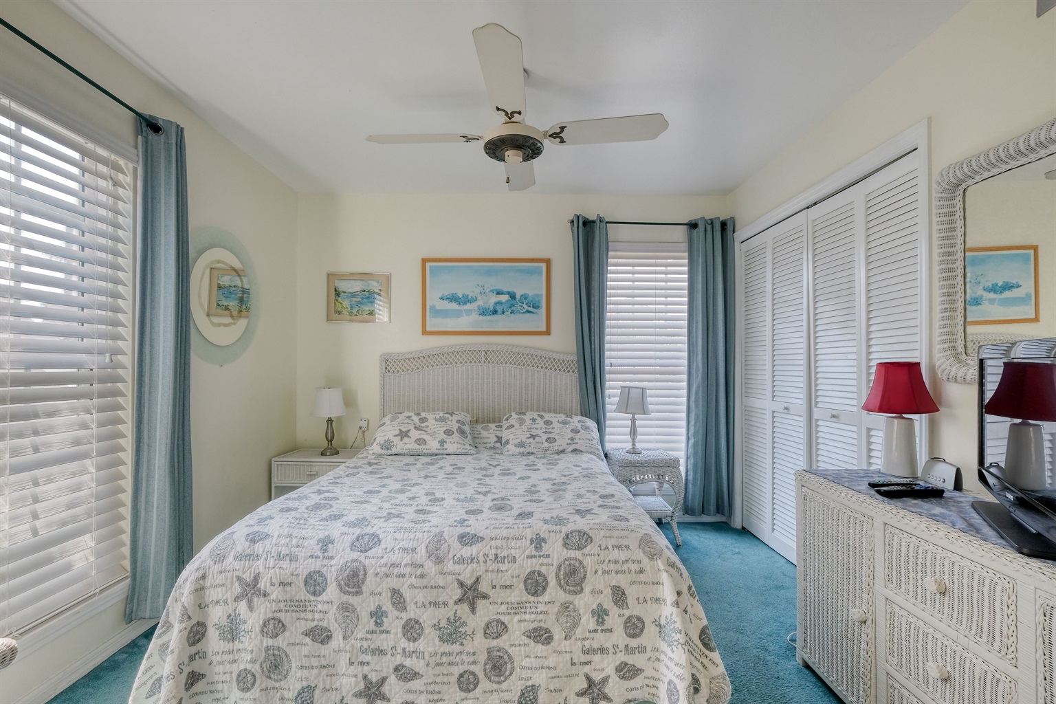 Master has a queen bed