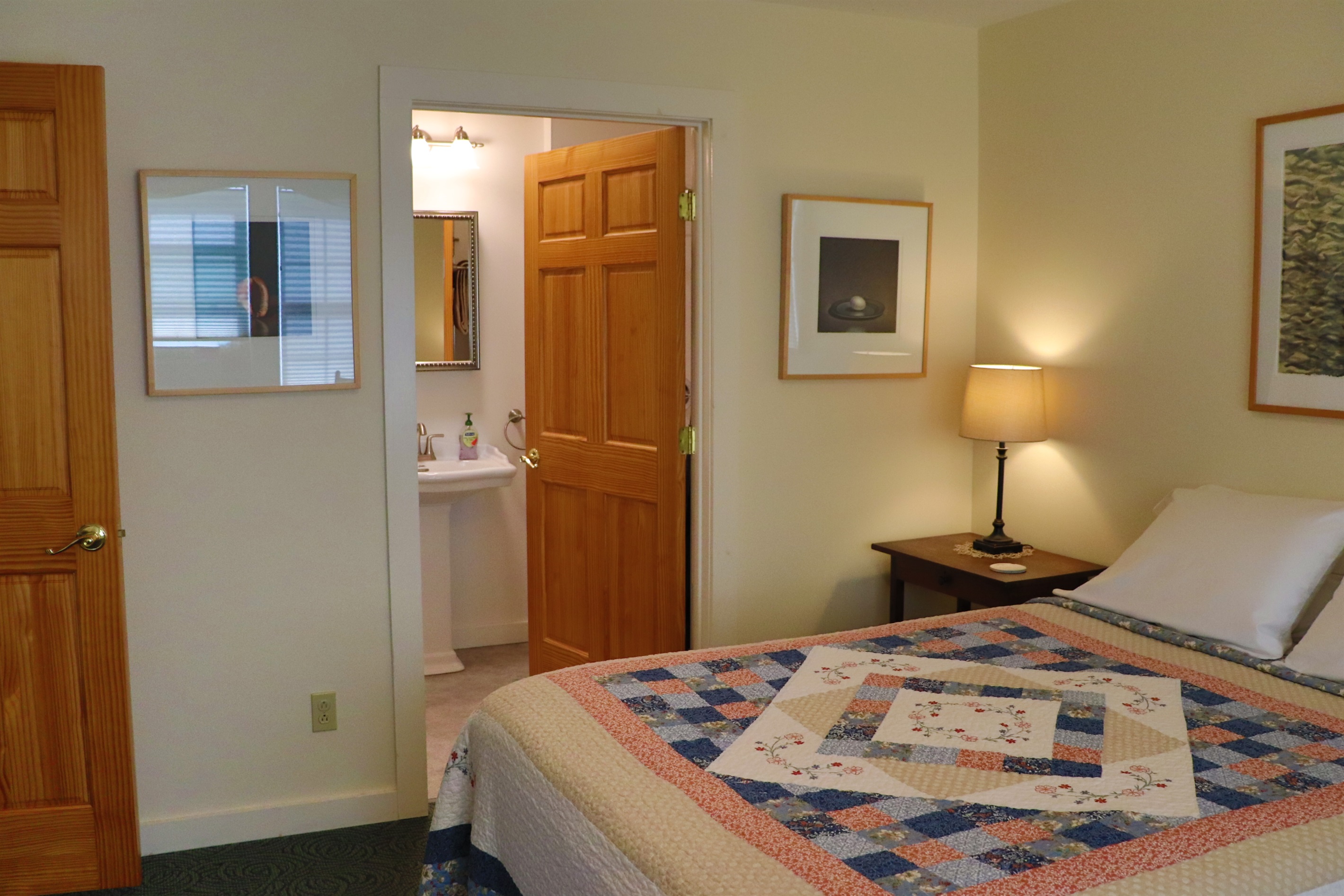 First floor bedroom w/ adjacent bath