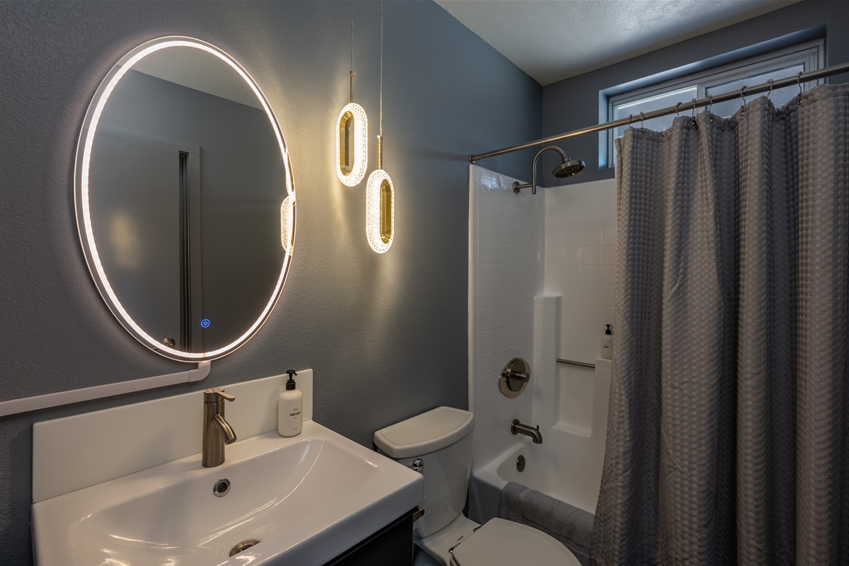 Own second bathroom 