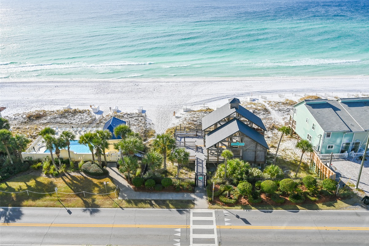 Your private beach with beach service