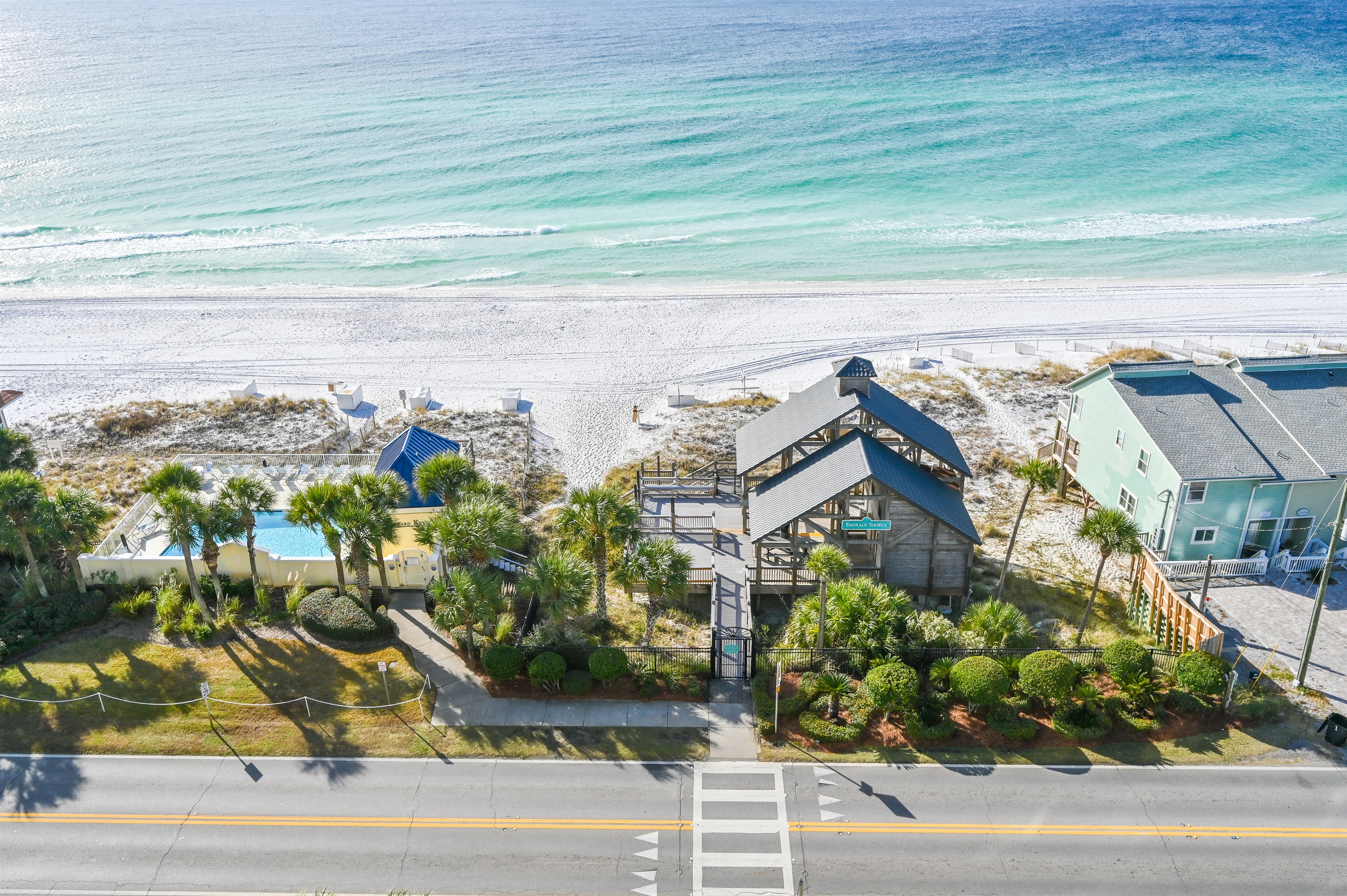 Your private beach with beach service