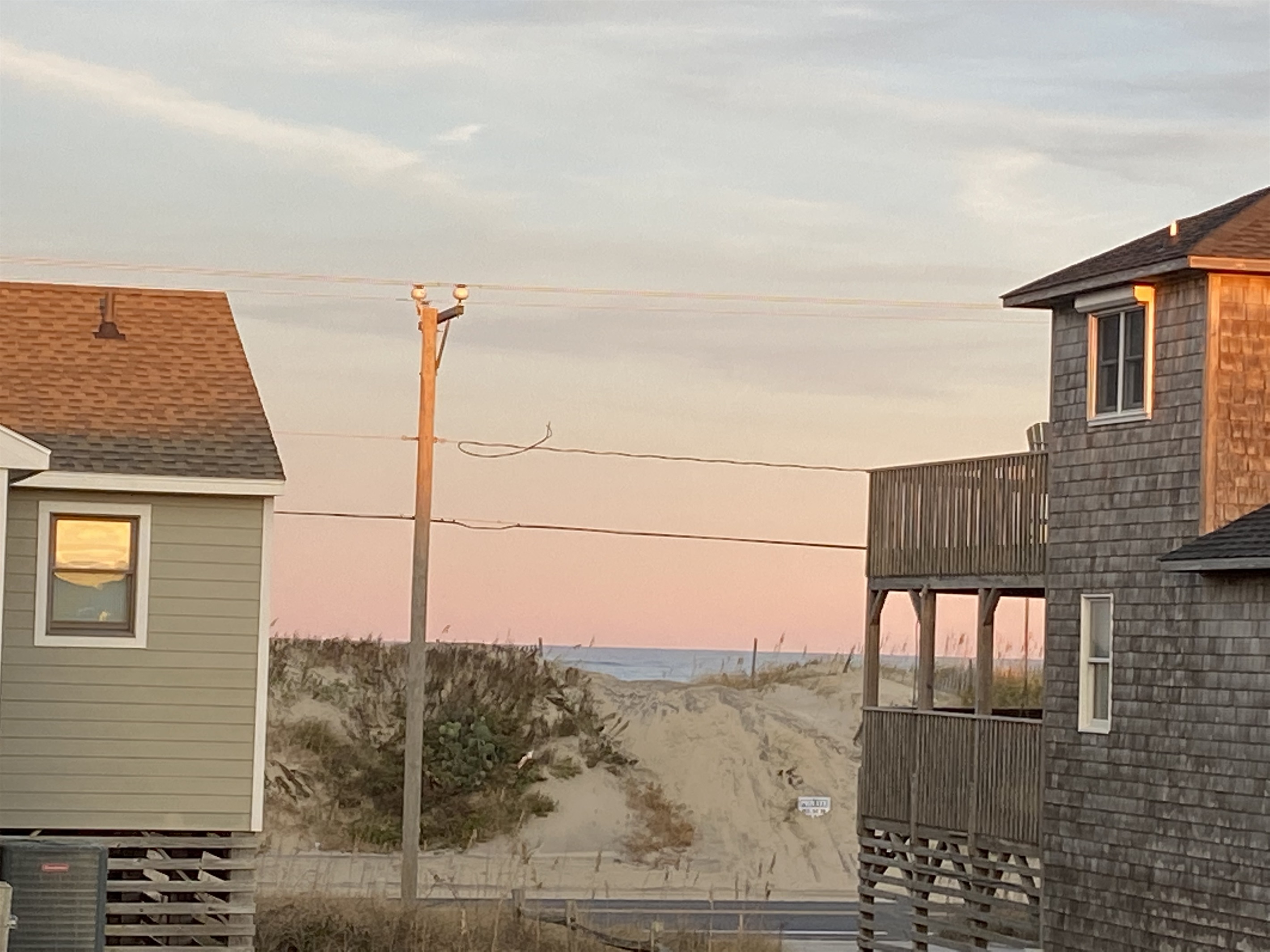 Ocean view from the deck