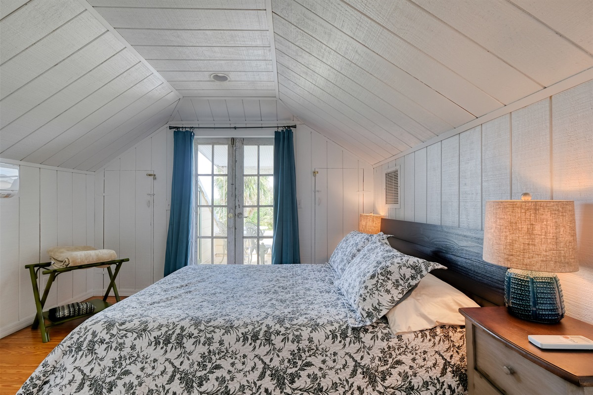 Bedroom with Queen Sized Bed with Private Terrace