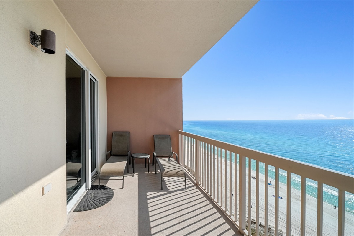 Private Gulf-front Balcony