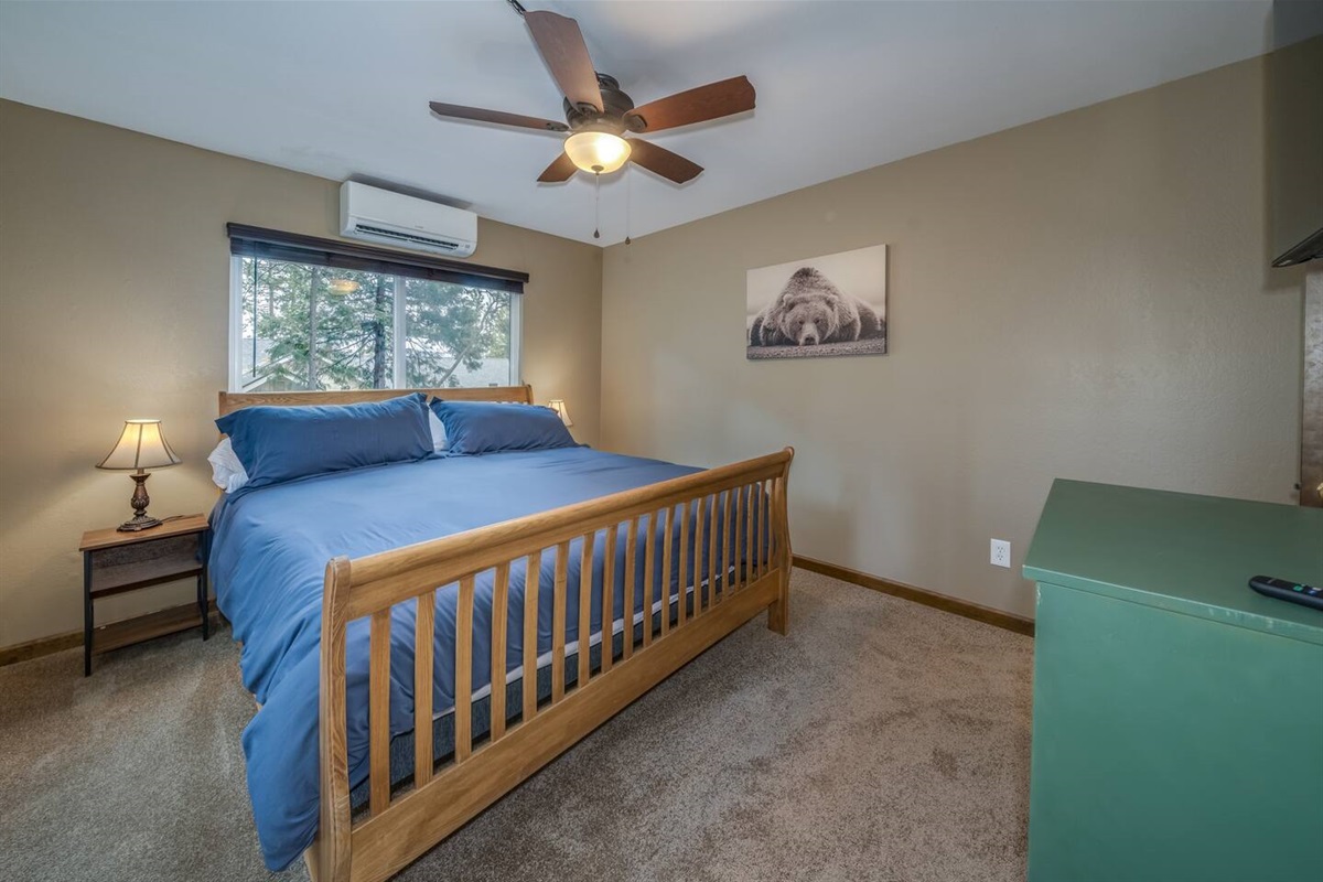 Downstairs Calking Room with 50" Roku TV