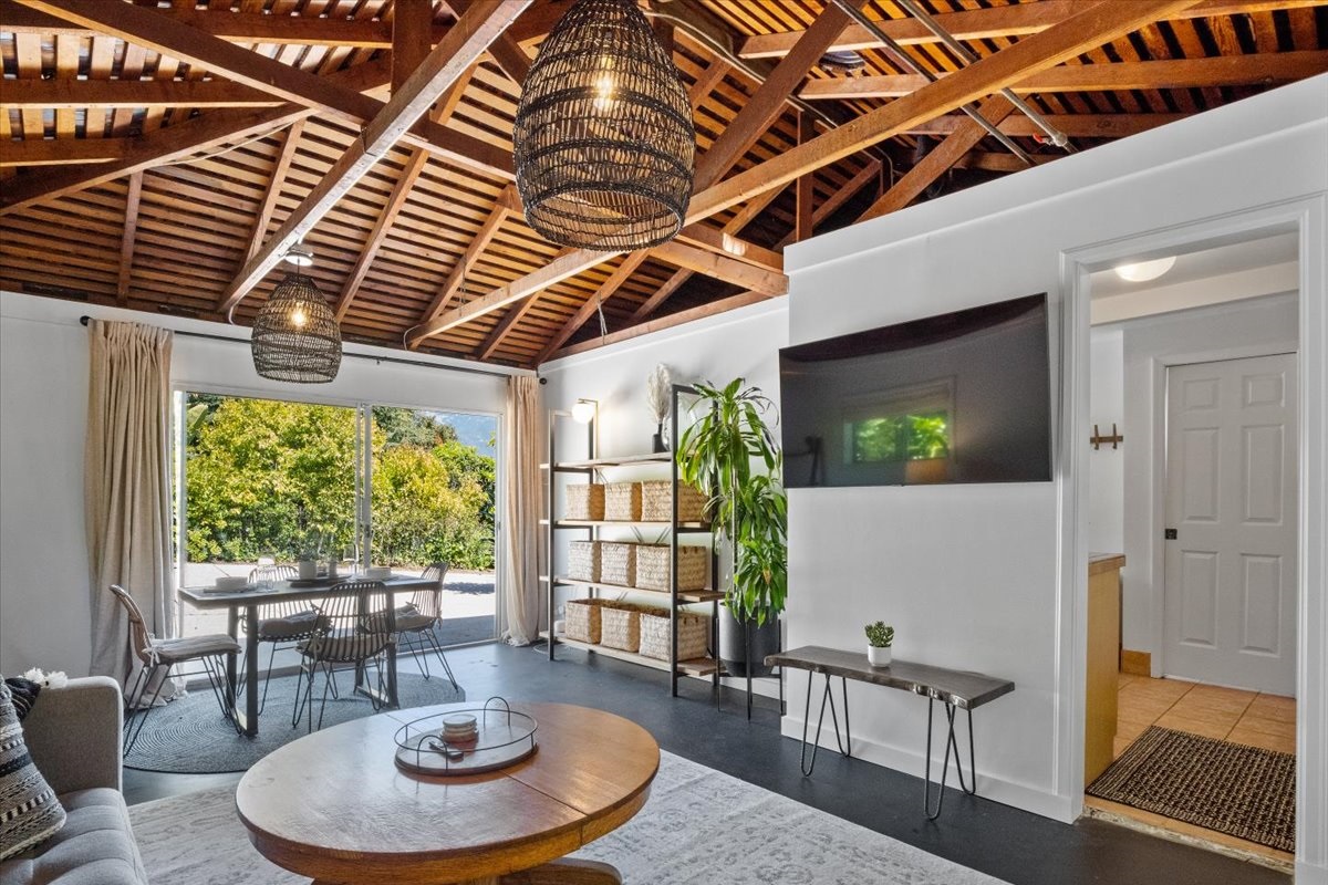 living room looking out