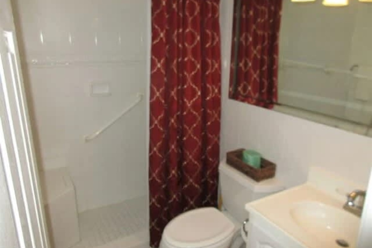 Walk in shower Bathroom 2