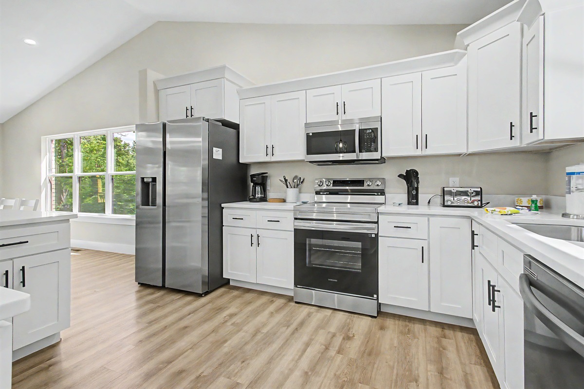 large stocked kitchen