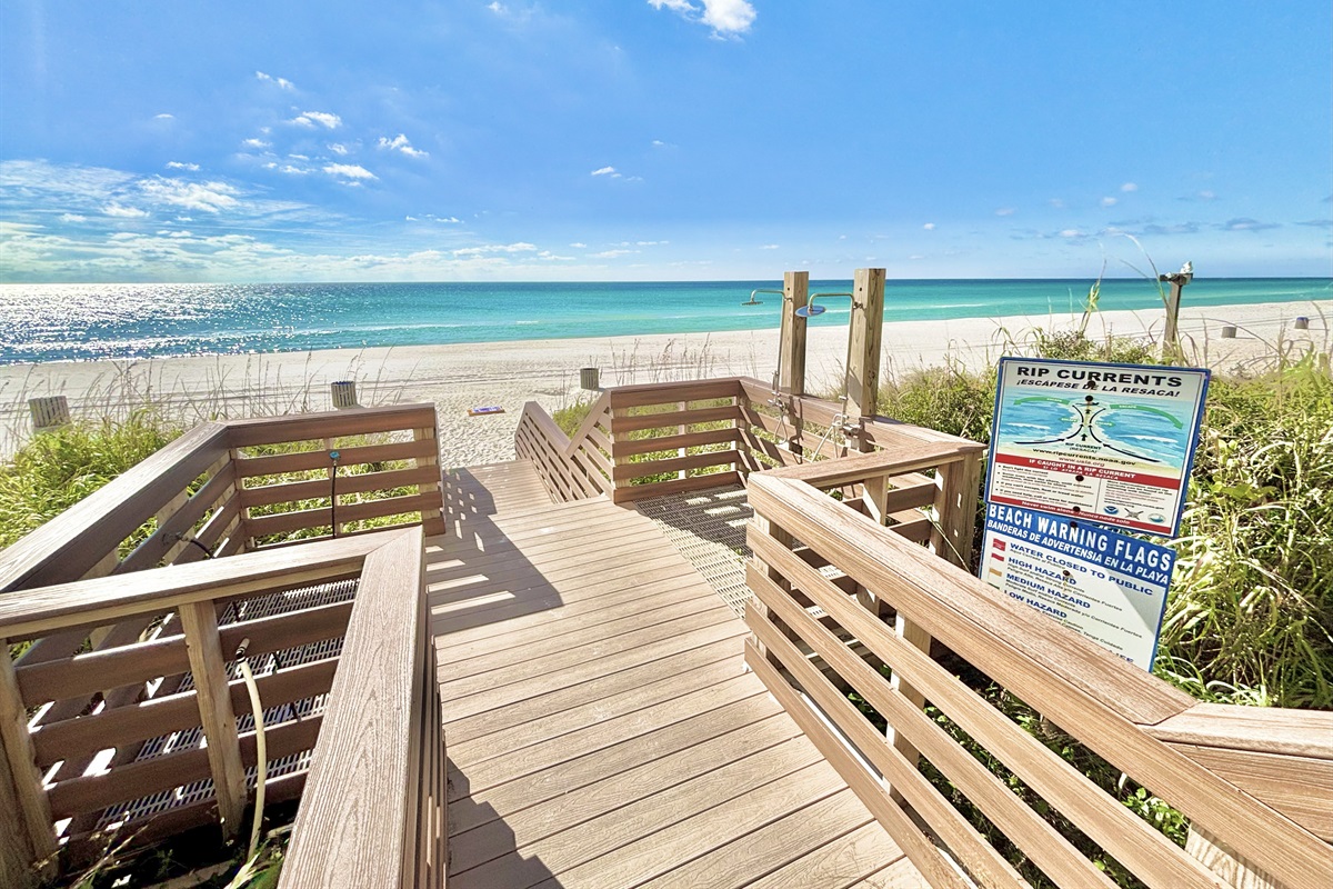 Private beach access for Seychelles guests
