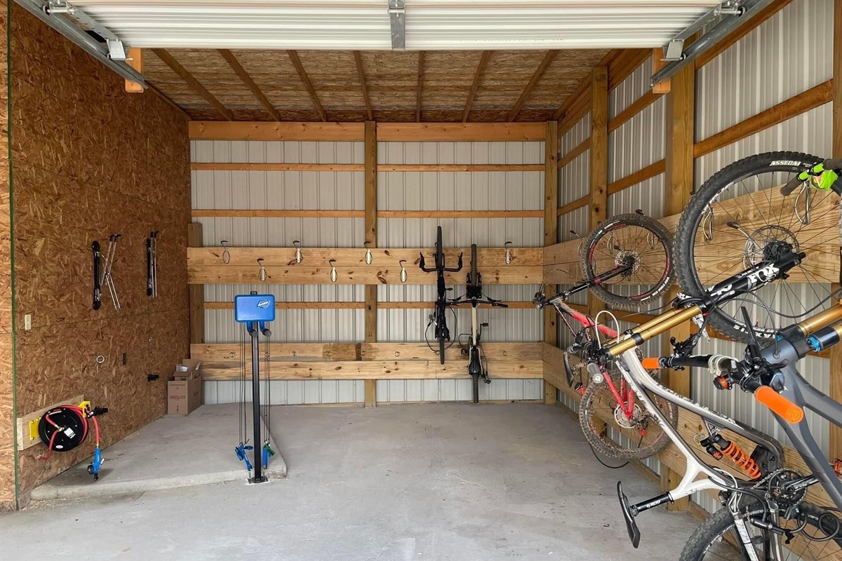 Indoor Bike Storage - New for 2023.  Bring your cable lock.
