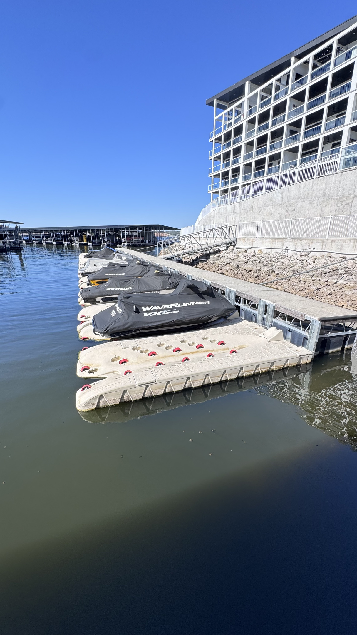 Condo 406 has a designated PWC dock for no additional charge.