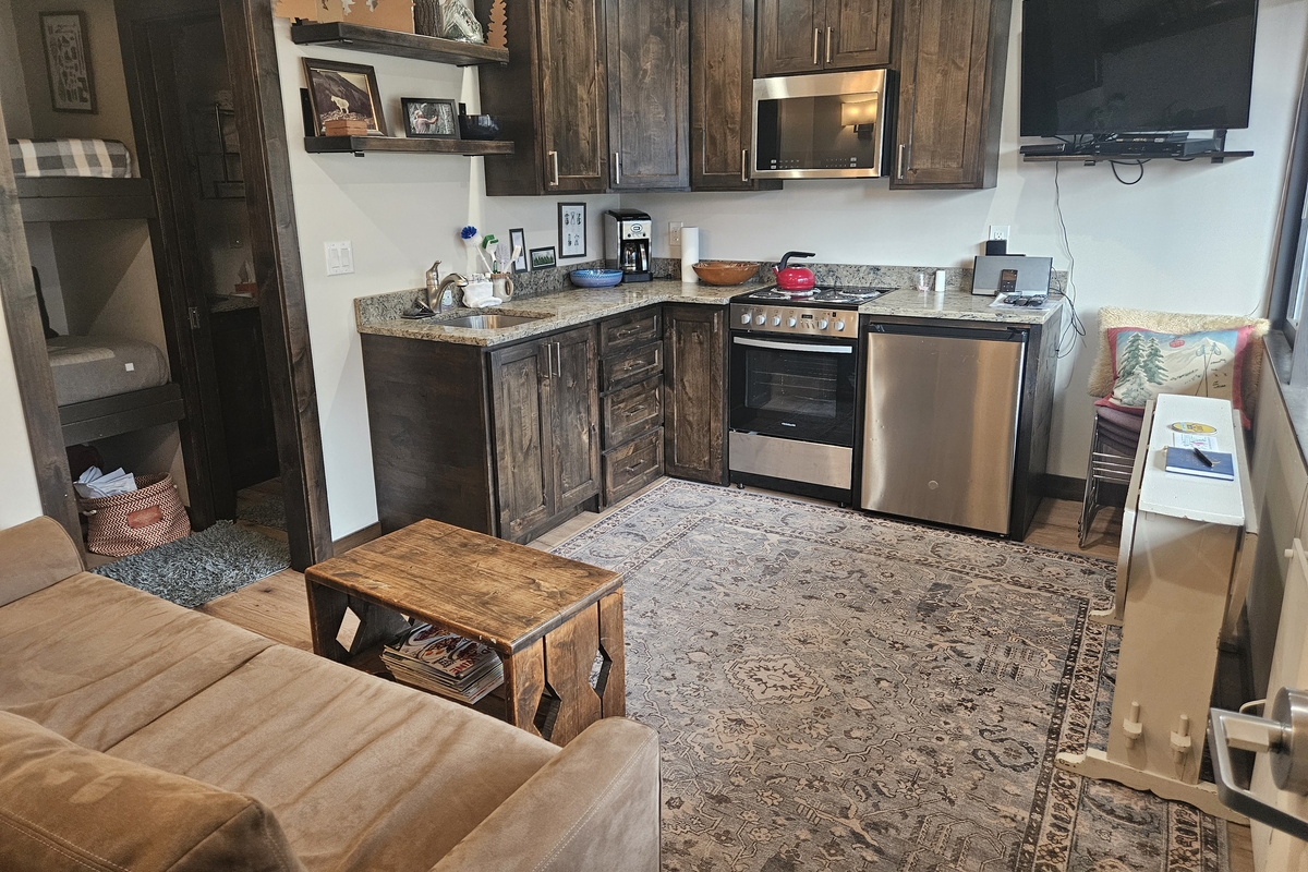 Living area with Kitchen