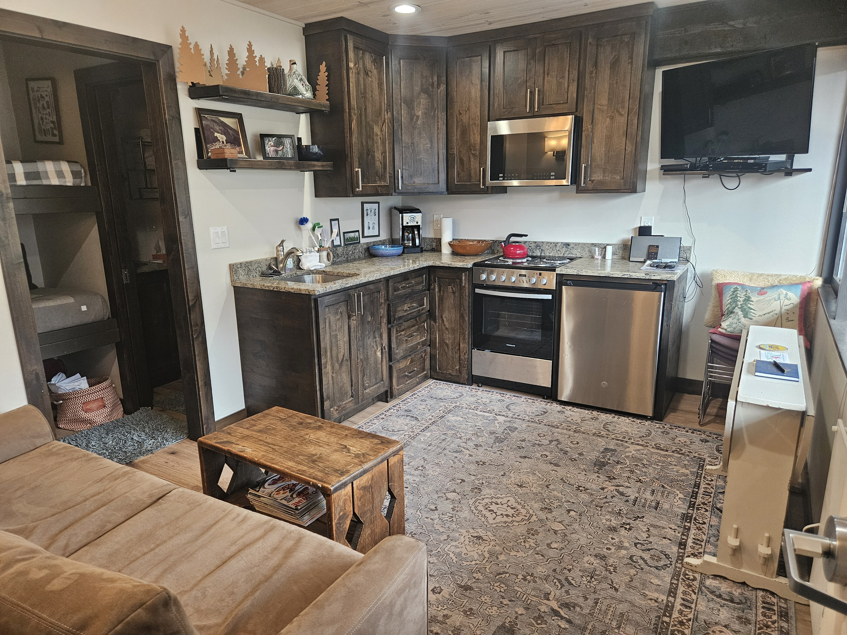 Living area with Kitchen