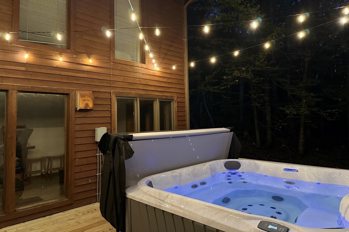 new addition - Hot tub!