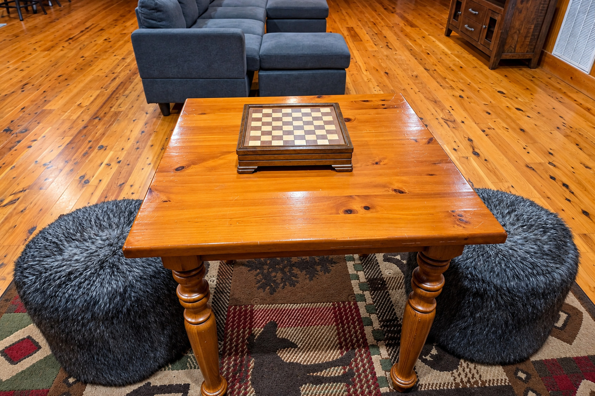 Cozy Cabin Game Room