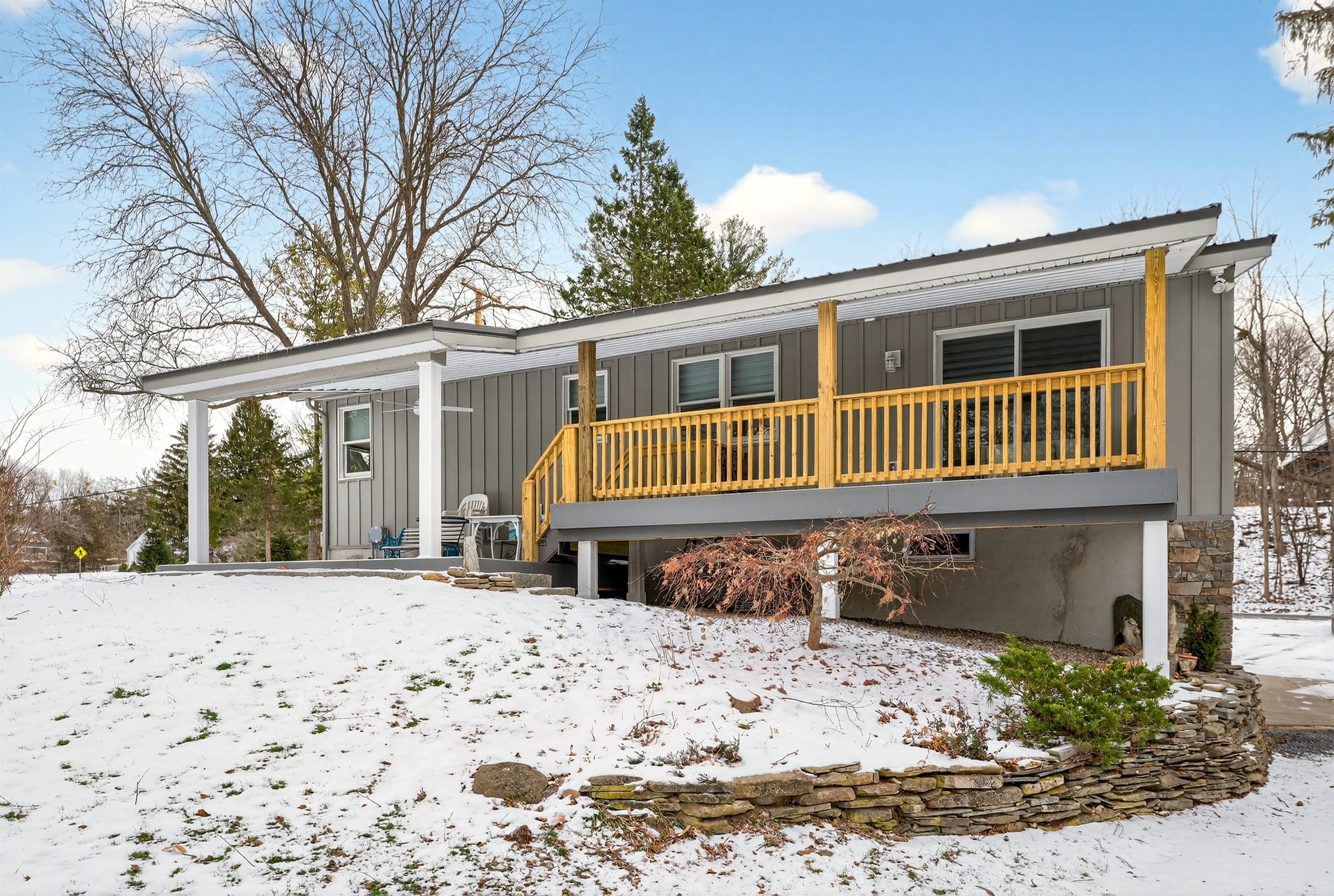 View of the back of the property