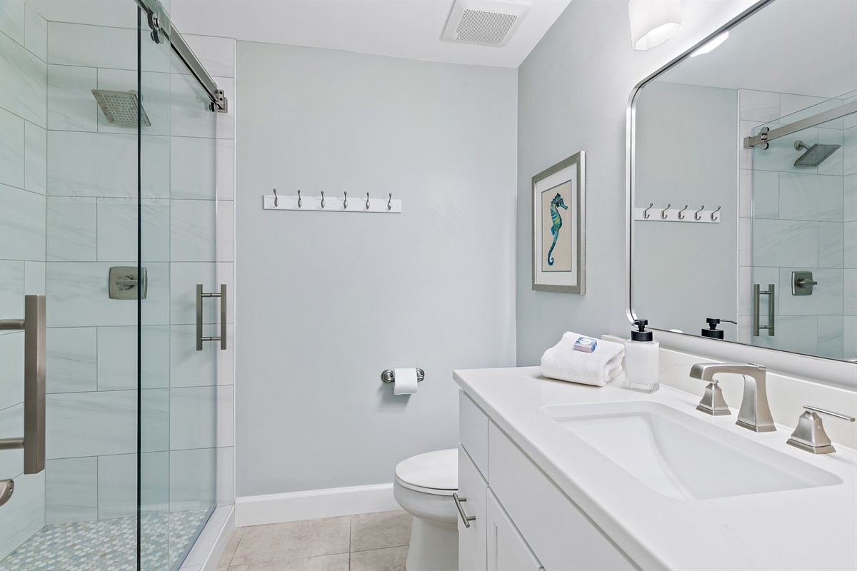 Large Walk In Shower in 2nd Master Bedroom