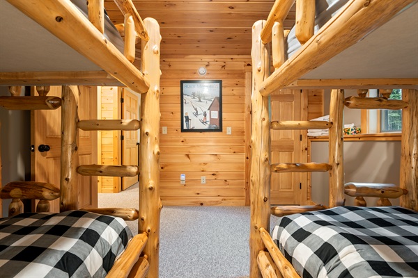 Extra bunk room perfect for kids, cousins, or group getaways.