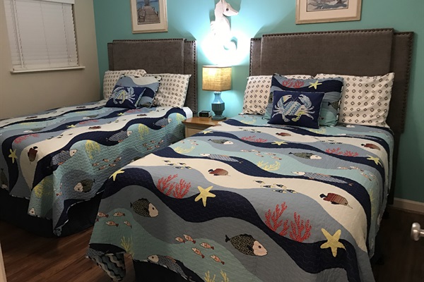 Guest Bedroom with 2 Full Beds