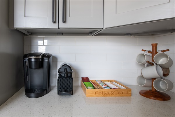Nespresso and Keurig coffee machines and supplies for the coffee and caffeine lovers